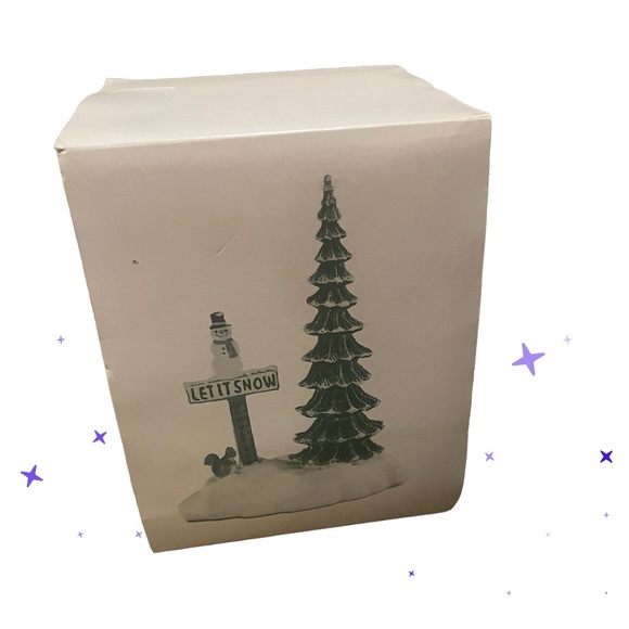 Department 56 Let It Snow Snowman Sign 1995 #52594 General Village Collectible - Picture 8 of 9